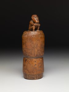 Ceremoniális mésztartály (ahumama) alkotó: Oceanic Oceanic