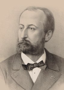 Camille Saint-Saëns 1835-1921, 1879 zeneszerző portréja. alkotó: Octave Edouard Jean Jahyer
