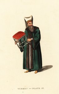 Zsámolyhordozó a Grand Signiornak, az Oszmán Birodalom szultánjának alkotó: Octavian (after) Dalvimart