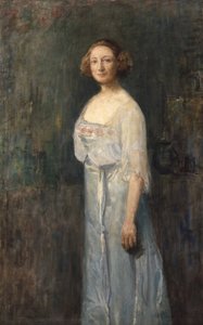 Johanne Dybwad színésznő (1867-1950) alkotó: Oda Krohg