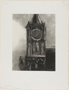 A Bell in the Tower Was Ringing the Hour, 4. tábla Edmond Picard Le Jure című művéből alkotó: Odilon Redon