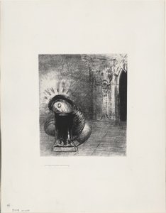 Hosszú krizális, a vér színe, 6/2. tábla alkotó: Odilon Redon