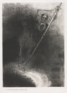 És a neve, amely rajta ült, a Halál volt alkotó: Odilon Redon