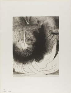 És lehullott egy nagy csillag a mennyből, úgy égett, mint egy lámpa, 12/5. tábla alkotó: Odilon Redon