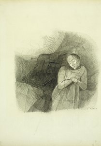 Jelenés, 1870-75 alkotó: Odilon Redon