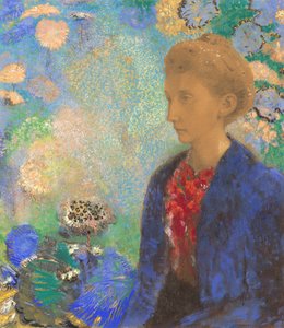 Domecy bárónő alkotó: Odilon Redon