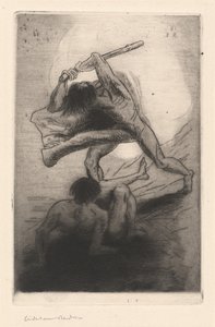 Káin és Ábel alkotó: Odilon Redon
