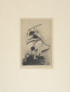 Káin és Ábel alkotó: Odilon Redon