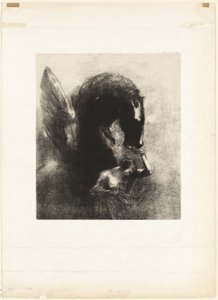 Fogságban lévő Pegazus alkotó: Odilon Redon