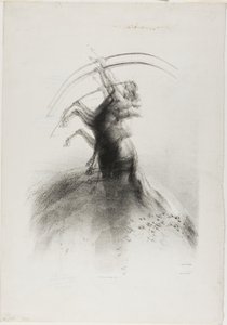 Kentaur célba veszi a felhőket alkotó: Odilon Redon