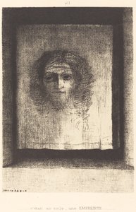 Ez egy fátyol, egy lenyomat (Fátyol volt, lenyomat) alkotó: Odilon Redon
