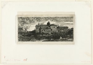 Kápolna és zarándokszálló Harambeltzben (Basses-Pireneusok) alkotó: Odilon Redon