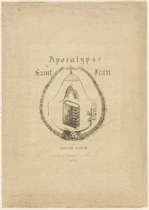 A Szent János apokalipszis borítója/előtoldala alkotó: Odilon Redon