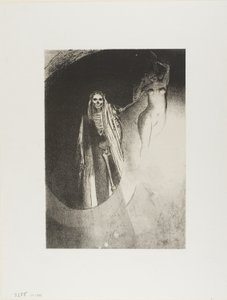 Halál: Én teszek komolyra; Öleljük át egymást, 20/24-es tábla alkotó: Odilon Redon