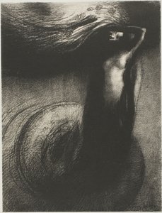 Halál: "Az én iróniám minden mást felülmúl!", 6/3. tábla alkotó: Odilon Redon