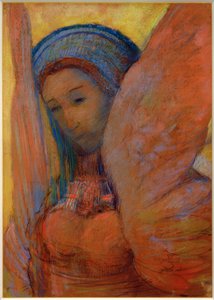 Die Lyra (Szfinx) alkotó: Odilon Redon
