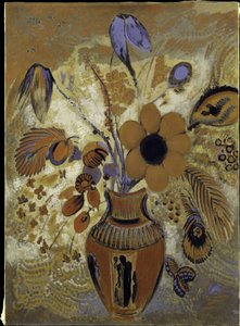 Etruszk váza virágokkal alkotó: Odilon Redon