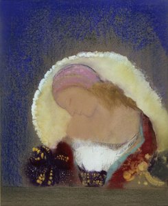 Megvilágított virág alkotó: Odilon Redon