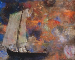 Virág Felhők alkotó: Odilon Redon