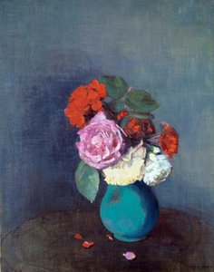 Virágok Csokor szegfű. Odilon Redon (1840-1916) festménye 1900 V. 0,46x0,38 m Lyon, Musee des Beaux Arts - Virágok - Szegfű csokor. Odilon Redon (1840-1916) festménye alkotó: Odilon Redon