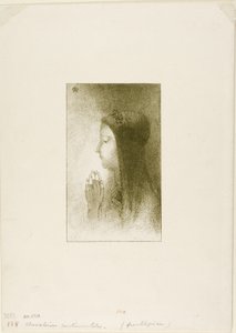 Ferdinand Hérold Chevaleries Sentimentales címlapja, 1893 alkotó: Odilon Redon