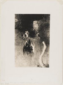 Iwan Gilkin Damnation című művének címlapképe a művész tollából alkotó: Odilon Redon