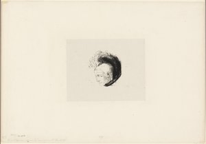 André Mellerio: Le mouvement idéaliste en peinture (Az idealista mozgalom a festészetben) címlapképe. alkotó: Odilon Redon