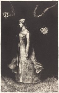 Mánia (Megszállottság) alkotó: Odilon Redon