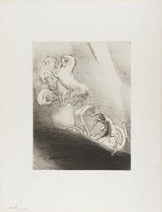He Falls Head Foremost Into the Abyss, 17/24 alkotó: Odilon Redon