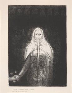 „Jobb kezében tartotta a hét csillagot...”, illusztráció az „Apocalypse de Saint-Jean” sorozatból alkotó: Odilon Redon