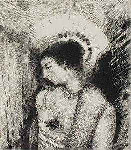 Itt van a Jóistennő, a Hegyek Ideai Anyja, 15/24. alkotó: Odilon Redon