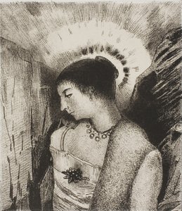 Itt van a Jóistennő, a Hegyek Ideai Anyja, 15/24. alkotó: Odilon Redon