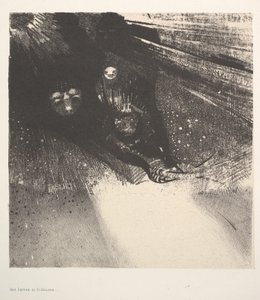 Förtelmes lárvák, 1896. alkotó: Odilon Redon
