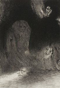 Néha láttam az égen azt, ami a szellemek formáinak tűnt, 21/24. tábla alkotó: Odilon Redon