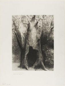 Elmerültem a magányban. Mögöttem a fán laktam, 24/9. tábla alkotó: Odilon Redon