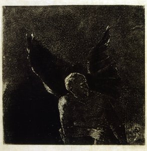 Illusztráció: Odilon Redon Baudelaire „Les Fleurs du Mal” című művéhez. 1891. alkotó: Odilon Redon