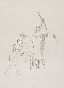 Azonnal három istennő támad, 24/11. tábla alkotó: Odilon Redon
