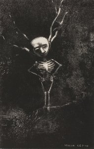 Az ágak labirintusában megjelent a sápadt alak, 7/2. tábla alkotó: Odilon Redon