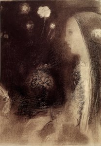 Az álomban Odilon Redon (1840-1916) metszete 1879 Párizs, magángyűjtemény alkotó: Odilon Redon