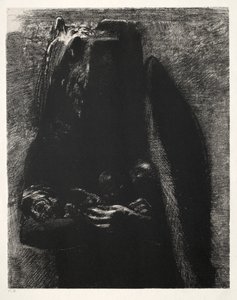 Ő az ördög, aki két szárnya alatt hordozza a hét halálos bűnt alkotó: Odilon Redon