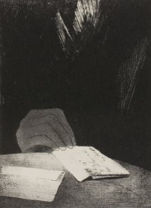 Egy kéz volt, látszólag annyi húsból és vérből, mint a sajátom, 4/6. tábla alkotó: Odilon Redon