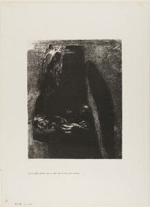 Ez az ördög, aki két szárnya alatt hordozza a hét halálos bűnt, 2. lemez a Szent Antal megkísértése című filmből (1. sorozat) alkotó: Odilon Redon