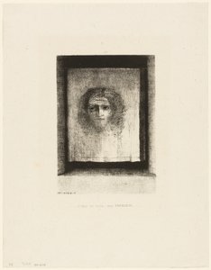 Ez egy fátyol volt, egy impresszum, 6/1. tábla alkotó: Odilon Redon