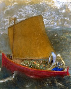 A sárga vitorla (The Yellow Sail) alkotó: Odilon Redon