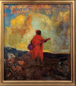 Odilon Redon (1840-1916) arab festménye 1893 V. 0,5x0,44 m Párizs, a Peute Palais Múzeum. alkotó: Odilon Redon