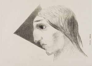 Madness, hatodik tábla Edgar Poe-tól alkotó: Odilon Redon
