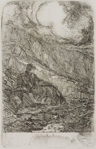 Elmélkedés alkotó: Odilon Redon