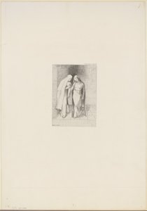 Misztikus beszélgetés alkotó: Odilon Redon
