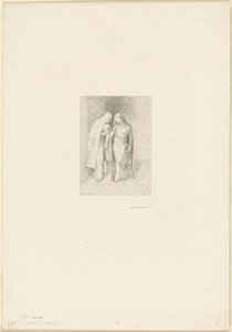 Misztikus beszélgetés alkotó: Odilon Redon