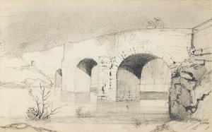 Oldal egy vázlatfüzetből, „Baszkföld” alkotó: Odilon Redon